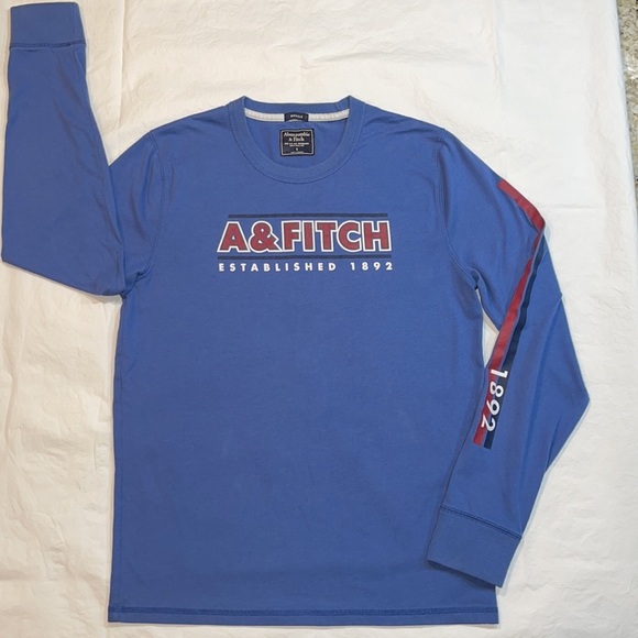 Abercrombie & Fitch A&F boys size small long sleeve muscle tshirt - Picture 2 of 6